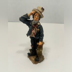 Boyds Bears Resin 7.0 Inch Uncle Sam "I've Got The April‎ 15Th Blues Patriotic"